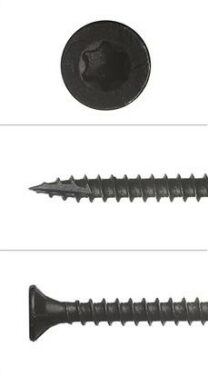 Schroef zwart torx